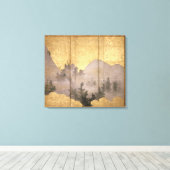 Summer Landscape Canvas Afdruk (Insitu (Houten vloer))