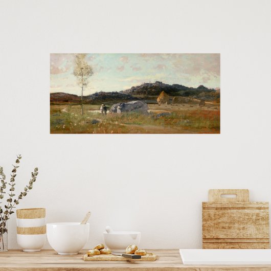 Summer Landscape Poster (Keuken)