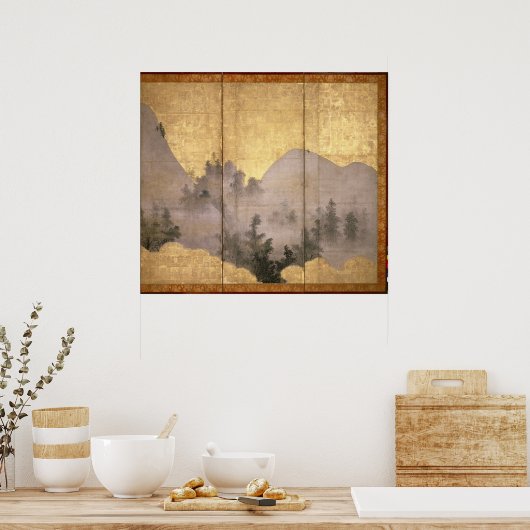 Summer Landscape Poster (Keuken)