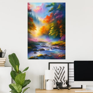 Summer Landscape Poster