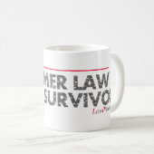 "SUMMER LAW CLERK SURVIVOR" — KOFFIEMOK (Voorkant rechts)