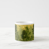 "Summer Lawn"-wolschilderlandschap groene schoppen Espresso Kop (Voorkant)