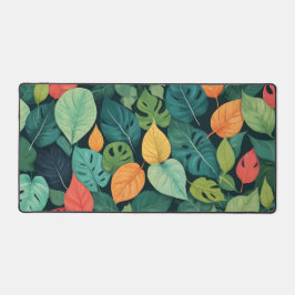 Summer Leaf Desk Mat