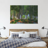 Summer Leaves Canvas Print (Insitu (Slaapkamer))