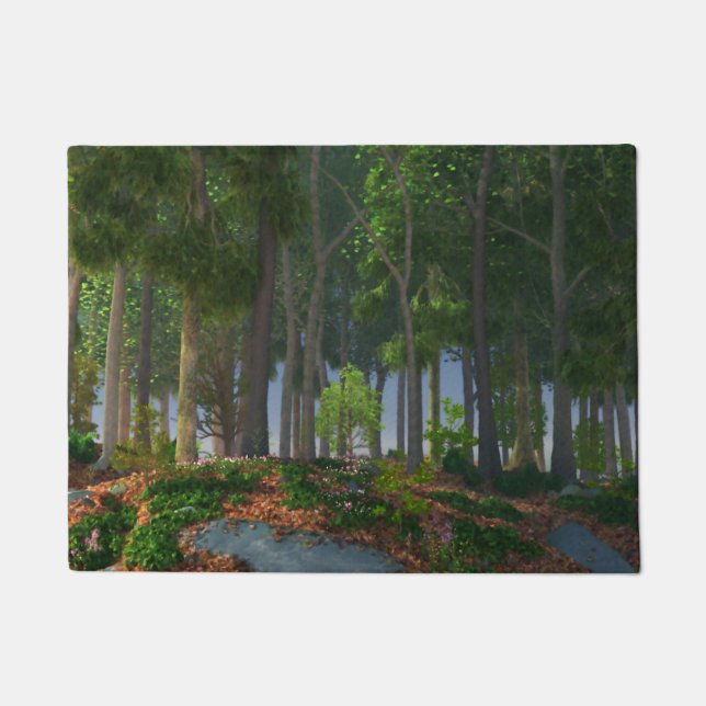 Summer Leaves Doormat Deurmat (Voorkant)