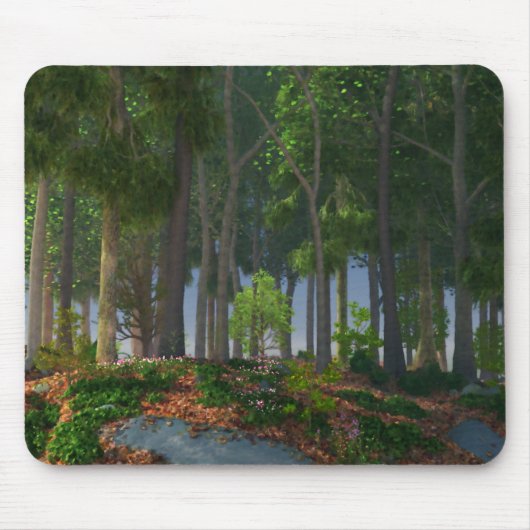 Summer Leaves Mousepad Muismat (Voorkant)