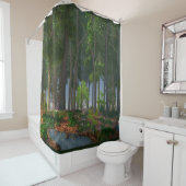 Summer Leaves Shower Curtain Douchegordijn (In situ)