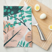 Summer Leaves Theedoek (Quarter Fold)