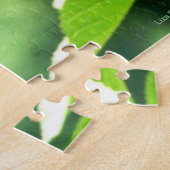 'Summer Leaves with Raindrops'-puzzel Legpuzzel (Zijkant)