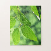 'Summer Leaves with Raindrops'-puzzel Legpuzzel (Verticaal)
