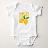 Summer, Lemon, Baby Outfit, Romper (Voorkant)