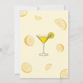 Summer Lemon Birthday Party Invite Kaart (Achterkant)