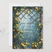 Summer Lemon Blossom Baby Shower Kaart (Voorkant)