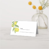 Summer Lemon bruiloft Plaatskaartje (Voorkant)