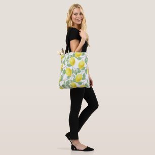 Summer Lemon Canvas tas