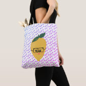 Summer Lemon Cartoon Hand Drawn Doodle Tote Bag (Dichtbij)