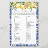 Summer Lemon Floral wat zit er in je paardenspel (Voorkant)