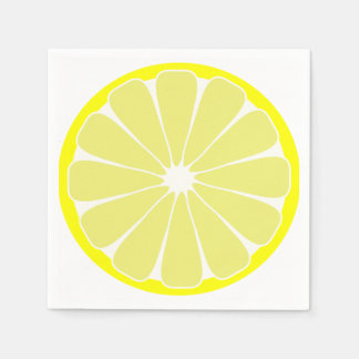 Summer Lemon Fruit Party Napkins Servet