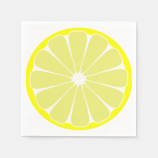 Summer Lemon Fruit Party Napkins Servet (Voorkant)