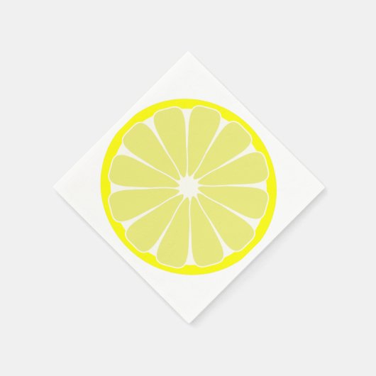 Summer Lemon Fruit Party Napkins Servet (Hoek)