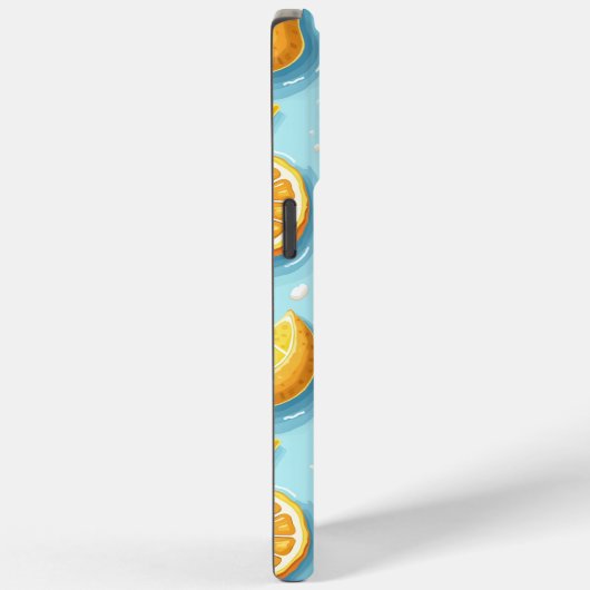 SUMMER LEMON iPHONE 15 PRO HOESJE (Achterkant / Rechts)