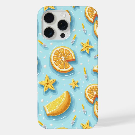 SUMMER LEMON iPHONE 15 PRO MAX HOESJE (Achterkant)