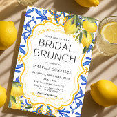 Summer Lemon Mediterrane bruidsbrunch Kaart