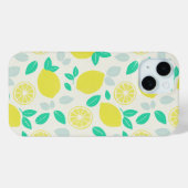 Summer Lemon Pattern in Cream Case-Mate iPhone Case (Achterkant (horizontaal))