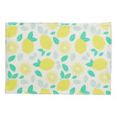 Summer Lemon Pattern in Cream Kussensloop (Achterkant)