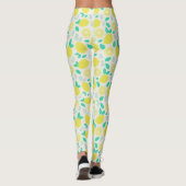 Summer Lemon Pattern in Cream Leggings (Achterkant)