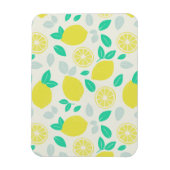 Summer Lemon Pattern in Cream Magneet (Verticaal)