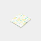 Summer Lemon Pattern in Cream Post-it® Notes (Schuin)