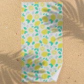 Summer Lemon Pattern in Cream Strandlaken