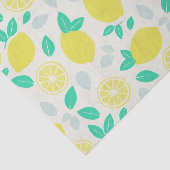Summer Lemon Pattern in Cream Tissuepapier (Detail)