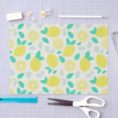 Summer Lemon Pattern in Cream Tissuepapier (Craft)