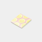 Summer Lemon Slices Pattern Post-it® Notes (Schuin)