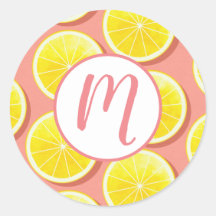 Summer Lemon Slices Pattern