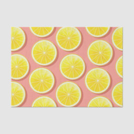 Summer Lemon Slices Pattern Tissuepapier