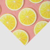 Summer Lemon Slices Pattern Tissuepapier (Detail)