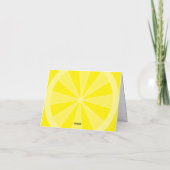 Summer Lemon Wedding Bedankkaart (Achterkant)