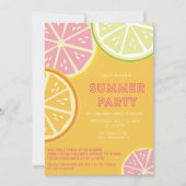 Summer Lemonade Pool Party Kaart (Voorkant)