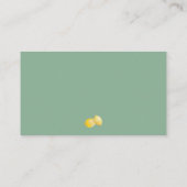 Summer Lemons Eucalyptus Greenery Vrijgezellenfees Informatiekaartje (Achterkant)