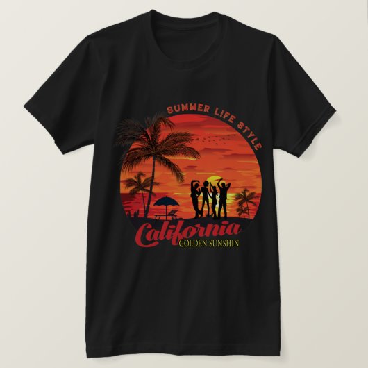 Summer Life Style T-shirt (Design voorkant)