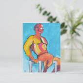 Summer Lifeguard Briefkaart (Staand voorkant)