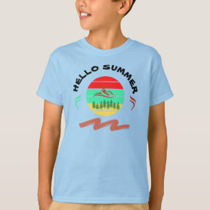 Summer Light Blue Peuter T-shirt