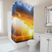 Summer Lightning Douchegordijn (In situ)