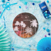 Summer Lights Sparkle Dance Club Birthday Party Papieren Bordje (Feest)