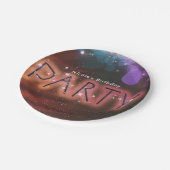 Summer Lights Sparkle Dance Club Birthday Party Papieren Bordje (Gekanteld)