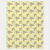 Summer Lilacs Soft Fleece Blanket (Voorkant)