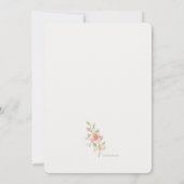 Summer Lilies Photo Lijst Aankondiging (Achterkant)